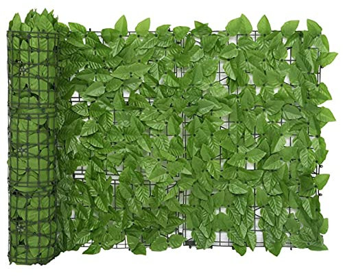 ZEYUAN Toldo para balcón con Hojas Verde 500x75 cm, Toldo Lateral, Toldos Jardin, Toldo Pergola, Cortina Toldo Exterior, Toldos para Terrazas Exteriores - 315497