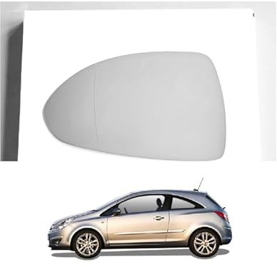 WCM side wing mirror glass to fit Vauxhall Corsa D Left side 2006 2007 2008 2009 2010 2011 2012 2013 2014 2015 2016 2017 2018 2019
