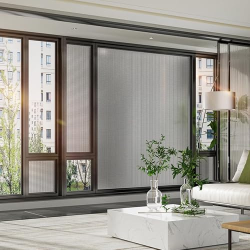 Geovne Película Reflectante para Ventana,Película de Protección Solar de Aluminio para Indoor,Lámina de Aislamiento Térmico para Oficina,Lámina para Cristal del Hogar,9mm (100x280cm/39 x110)