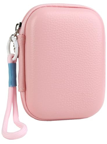 Eddrfy Housse Appareil Photo Compact Compatible avec Plusieurs Modèles, Étui Rigide EVA Antichoc 9x12x4 cm, Étui Appareil Photo avec Filet de Rangement et Fermeture Éclair, Pochette Appareil Photo