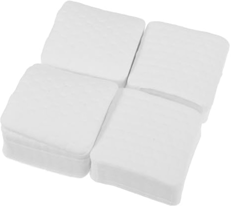 DRESSOOS 5 Paquetes Toallitas de Algodón sin Pelusa para Limpieza de Uñas Gel Almohadillas Absorbentes Reutilizables para Eliminación de Esmalte y Gel de Uñas