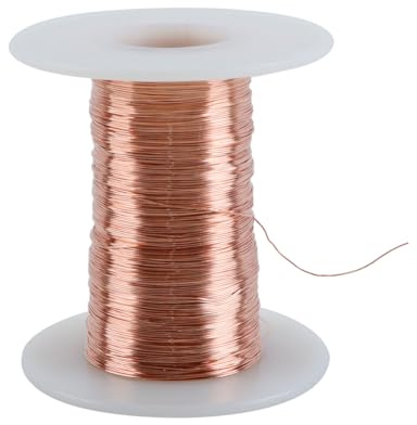 ACOLY Emaljerad koppartråd, isolerad kopparspiral, emaljerad tråd 0,3 mm, 100 m