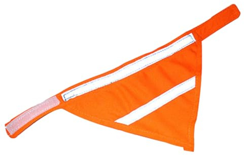 Toyvian Bandana Réfléchissant en Toute Sécurité en Polyester pour Chiot Bandes Réfléchissantes Haute Visibilité pour Promenades Nocturnes