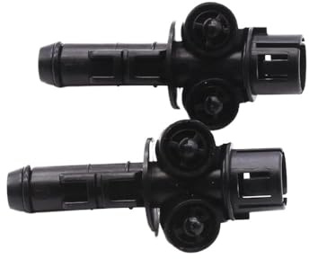Accesorios Kit de reparación de boquilla de lavado de faros T25, actuador de bomba, limpieza de faros, chorro de agua(Black CAP LH)