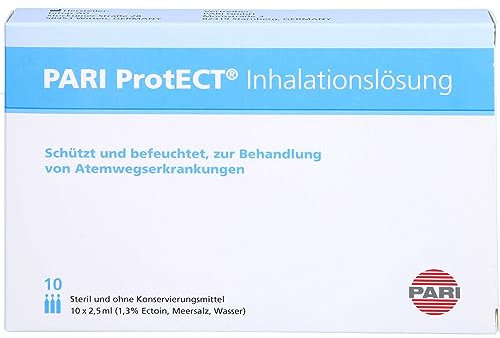 PARI ProtECT Inhalationslösung mit Ectoin Ampullen 10X2.5 ml