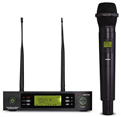 MICROFONO FONESTAR MSH-887-631 Micrófono inalámbrico de mano UHF