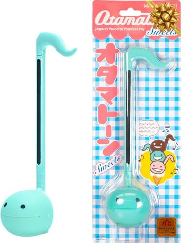 Otamatone Japanese Electronic Musical Instrument Portable Music Synthesizer from Japan by Maywa Denki Studio Award Winning, Educational Fun Gift for Children, Teens & Adults - Mint