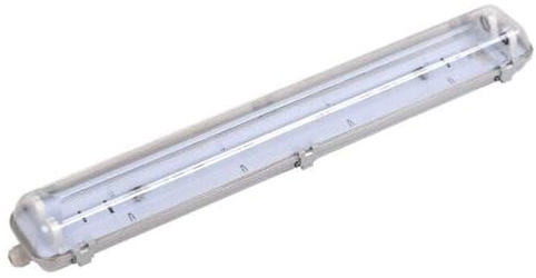 SILAMP Réglette étanche double pour tube LED T8 150cm IP65 (boitier vide)