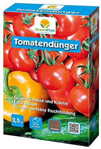 Greenplan Tomatendünger 2,5 kg Gemüsedünger Kaliumdünger