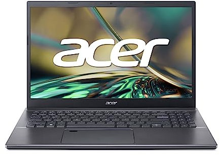 Acer Aspire 5 (A515-57-53QH) TechnikTipp | Laptop | 15, 6 WQHD Display | Intel Core i5-12450H | 16 GB RAM | 512 GB SSD | Intel UHD Grafik | Windows 11 | QWERTZ Tastatur | Grau