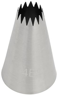 BrandNewCake® Beccuccio Stella Aperta #4B - Ugello in Acciaio Inox per Decorazione Torte - Accessorio per Pasticceria - Decorazioni per Dolci