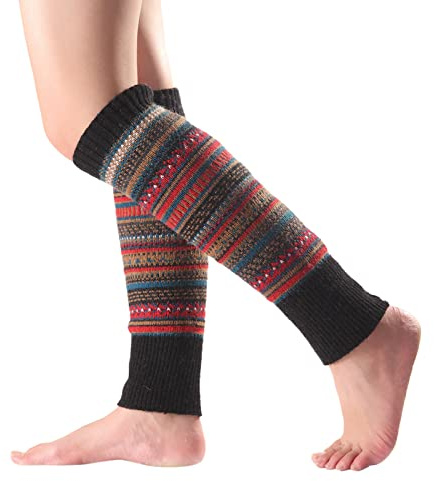 Damen Stulpen Bunt Beinwärmer Mädchen Knöchelwärmer Solide Beinstulpen Lange/Kurz Thermo Beinstulpen Ballettstulpen Winter Socken Kawaii Herbst Strümpfe Mit Stiefeln Tragbar Legwarmers Crochet