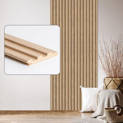 Wandpaneele & Deckenpaneele Desiwa 14er-Set in Eiche Natur 10,7x130 cm Holzoptik Holz MDF Holzpaneele