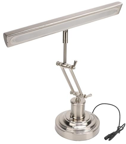 Fockety Lampada da Pianoforte retrò, Lampada da Scrivania a LED Regolabile Dimmerabile Al Tocco da 14 Pollici con Dimmer a 3 Posizioni, Luci per Pianoforte Curate per gli Occhi per