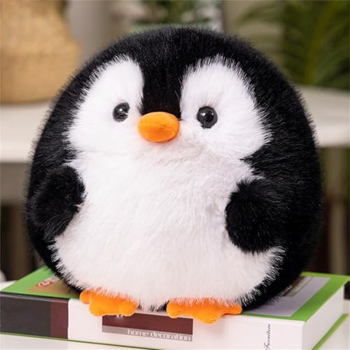 champracer 20 cm Pinguin Kuscheltier Süß, Pinguin Stofftier PlüSchtier, Stofftier Schmusetier Zum Kuscheln & Spielen, Kuscheltier Pinguin PlüSchtier für MäDchen (Schwarz, 20 cm)