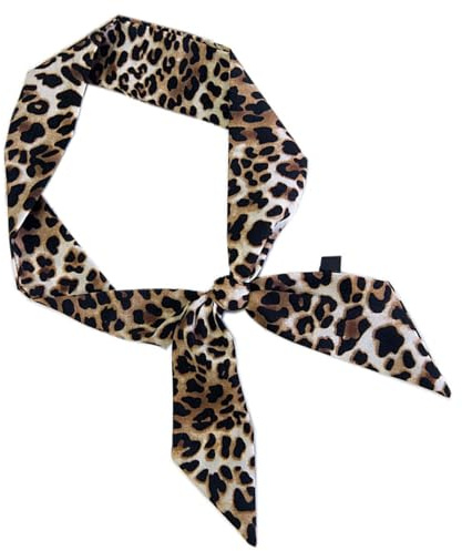 Ddujbtp Moderner Dünner Schal Leoparden Dekoratives Kopftuch Haarwickel Ein Must Have Accessoire Für Modebewusste Frauen