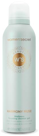 Women'Secret Beauty Confidences Harmony Muse Gel de Ducha en Espuma Wellness 200ml, Propiedades Antioxidantes, Calmantes y Regenerantes