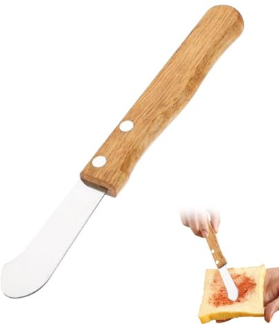 Royomal Coltelli da Burro, Coltello Burro Formaggio, Coltelli da Burro in Acciaio Inox, Coltelli Spalmatori Multifunzione in Acciaio Inossidabile, per Tagliare o Spalmare Formaggio, Burro, Marmellata