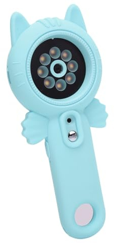 SENECESLI Tragbares Elektronisches Mikroskop, Handheld Digitalmikroskop 100x Vergrößerung 2 Objektiv 2 Zoll Bildschirm 4X Zoom für Young Explorer (Blue)