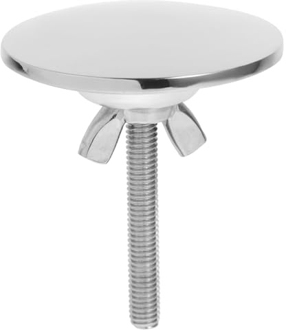 SOPOTUTU Kitchen Sink Hole Cover and Faucet Plug Silver 11-45mm Sink Sealing Cap Decorative Washbasin Hole Lid for Home Kitchen and Bathroom