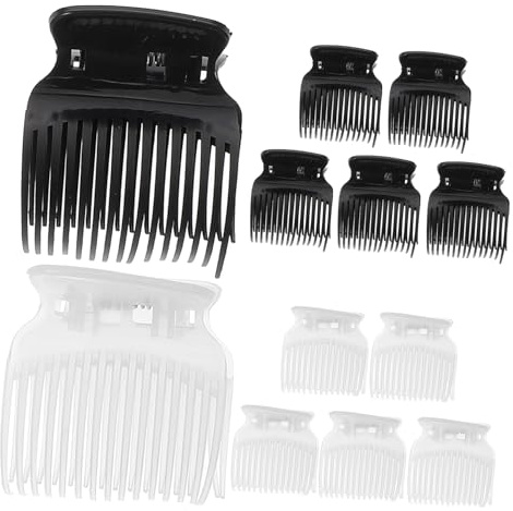 NOLITOY 12stücke Kunststoff Lockenwicklerclips Ersatz-haarstyling-zubehör Befestigungsclips für Heizwickler Volumenclips für Damen und Mädchen