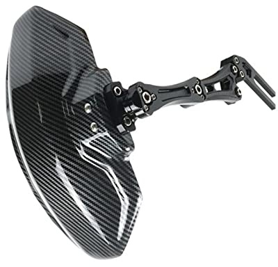 Paraspruzzi Per YAMAHA TMAX 500 Parafango Posteriore In Alluminio Per Moto In Plastica Stampata In Fibra Di Carbonio(Black)