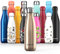 Proworks Performance Stainless Steel Sports Water Bottle | Double Insulated Vacuum Flask for 12 Hours Hot & 24 Hours Cold Drinks - Great for Home, Work, Gym & Travel - 500ml - BPA Free – Metallic Gold