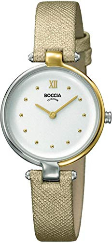 Boccia DamenArmbanduhr Analog Quarz Leder 3278-01