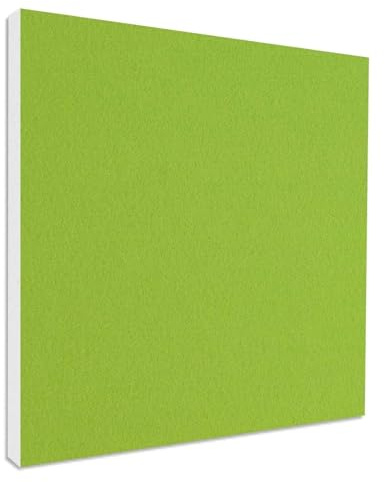 platino24 Schallabsorber Colore 55x55x5 cm – Wand & Decke – Hellgrün