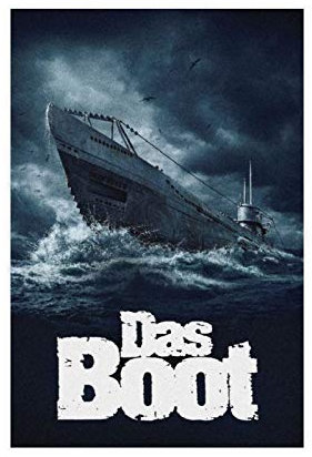 Vintage Classic Das Boot Retro-Filmposter auf Leinwand, Wandkunst, Deko, Bild, Gemälde für Wohnzimmer, Schlafzimmer, Dekoration, ungerahmt: 60 x 90 cm