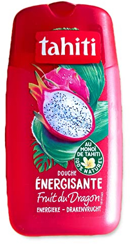 TAHITI Gel douche au monoi 100% naturel Fruit du dragon Energisante - 250ml
