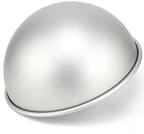25,4 cm große Kuppel-Kuchenform, Fußball-Kuchenform, Halbkugel, DIY-3D-Fußball-Geburtstagsform, Aluminium-Kuchenform, Antihaft-Backwerkzeug (25,4 cm)