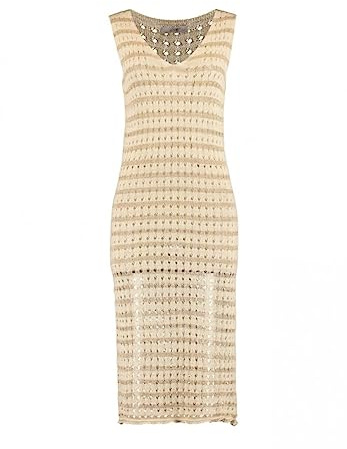HAILY S Strickkleid Li44bby beige Größe M/L