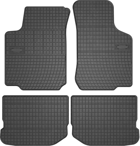 MOTOS Gummimatten Auto Fussmatte passend für Skoda Octavia I 1996-2010 Verbessern Sie Ihren Reisekomfort mit Antirutschmatte Auto- Allwetter fußmatten Auto, Schutz vor Verschmutzung
