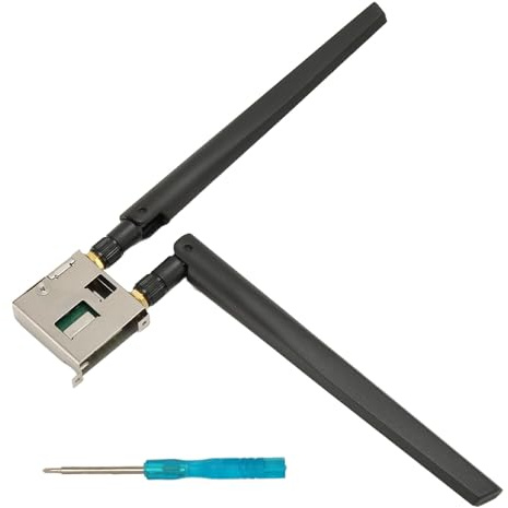 Carte sans Fil WiFi 6 pour Cartes Mères de Bureau, Adaptateur sans Fil Double Bande 802.11ax 2.4G 5G, Bluetooth 5.1, Interface de Protocole M.2 CNVI, pour Windows 10, 11 64 Bits