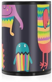 Aschenbecher mit niedlichem Monstermotiv, geruchsdicht, Edelstahl, tragbar, rauchfrei, Autozubehör, Aschenbecher, Außenbereich, Auto, Becherhalter, Terrasse, Küche, Büro