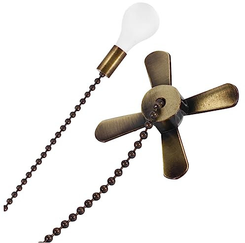 KITANDOVE Chaîne De Traction Pour Ventilateur De Plafond Vintage Câble De Lampe Suspendue Pour Ventilateur De Plafond