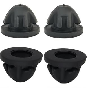 4 PCS Engine Cover Grommets 11127614138 Compatible with BMW Engine Cover Trim Rubber Mount Grommet Bush, Replacement Engine Bung Fastening Element Buffer, Engine Cover Trim Rubber Mount Grommet Bush