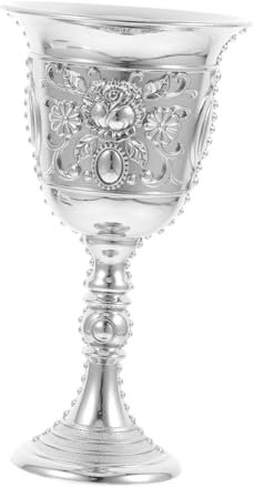 HOLIDYOYO Verre à Liqueur Rétro en Verre Incassable Petit Format, Style Européen, Design Relief Stable Et Résistant, pour Maison Et Bureau, Lot