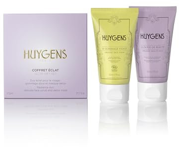 Le Coffret Eclat - Gommage visage 50ml & Masque Détox 50ml - Soins beauté pour retrouver l'éclat naturel de la peau - BIO - Naturel - Made in France