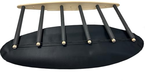 Vertikales Surfbrett Rack - Nachhaltiges Holz Surfbrett Rack mit Gummimatte, Surf Rack Vertikal, Surfboard Rack für Wand, Surfboard Racks für Wand, Surfboard Racks für Wand (6 Arme (5-6 Boards))
