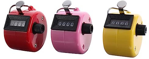 ibasenice 3 Ensembles Compteur Numérique Électronique Manuel Comptage Simple Podomètre De Sport Gadget Sportif Outil D'Information sur Le Fitness Podomètre De Précision 3 pièces * 3