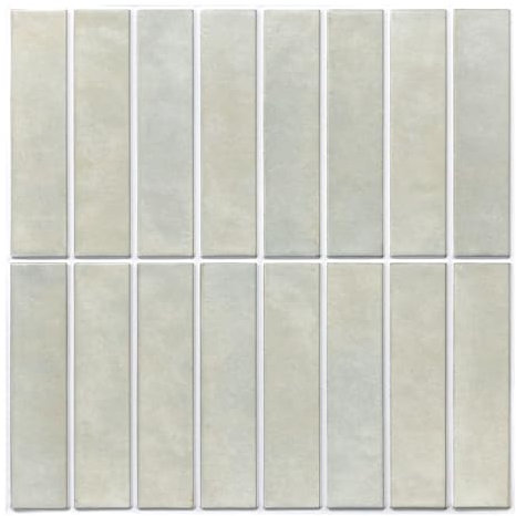 Commomy Mattonelle Adesive Cucina Bagno, Paraschizzi Mattonelle Cucina Adesivo, Piastrelle Adesivi 3D Autoadesive, PVC Matt Giallo Crema, Impermeabili (10 Pezzi, 30,5 x 30,5 cm)