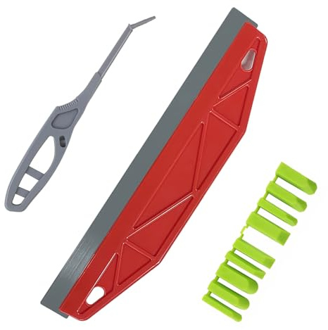 Paint Trim Guard,12 Inch Wallpaper Scraper, Edge Painting Tool, Paint Shield Painter,with Silicone Smoothing Tool,Perfect for Cutting in Precision Smearing Repairing