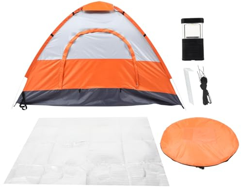 Abaodam Playa Plegable Refugio De Playa Parasol Profesional Suministros para Acampar Personas Ventanillas De Ventilación