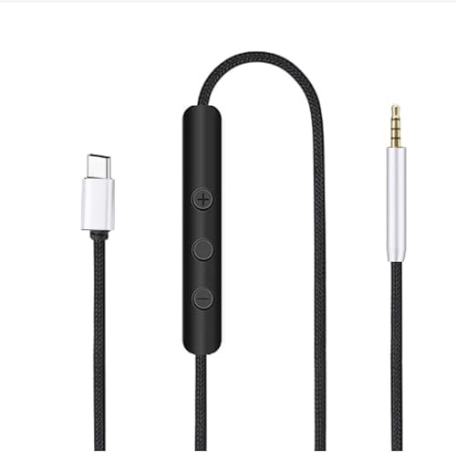 Maigridy Cavo per cuffie da USB C a 2,5 mm per cuffie QC25/QC35/QC35II/QC45/NC700/Y40/Y45/Y50 con microfono in linea, cavo da 150 cm