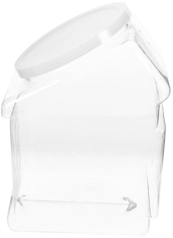 ARTSEWPLY Barattolo Ermetico in Plastica Riutilizzabile con Contenitore Resistente per Caramelle Biscotti e Design Bocca Inclinata Antischianto