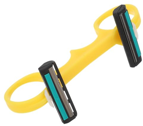 Gogogmee Tondeuse à Cheveux Rapide Double Tête Pour Crâne Chauve Rasoir Manuel Homme Usage Domestique Nettoyage Facile