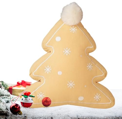 Animales de Peluche Navideños Hombre de Jengibre Árbol Suave para | Juguetes Navideños de Peluche Cojín de Sofá Para Dormitorio Sala de Estar Guardería Escritorio Hogar Oficina Coche Va