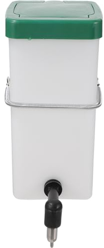 BATHVEVE 1 Stück Kaninchen Wasserspender 1000 Ml Auslaufsichere Wasserflasche mit Metallfeder Glatte Oberfläche Hängender Trinkbrunnen für Kaninchen und Kleintier